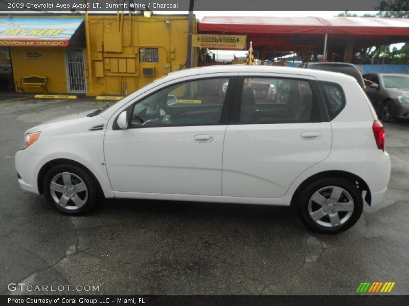 Summit White / Charcoal 2009 Chevrolet Aveo Aveo5 LT