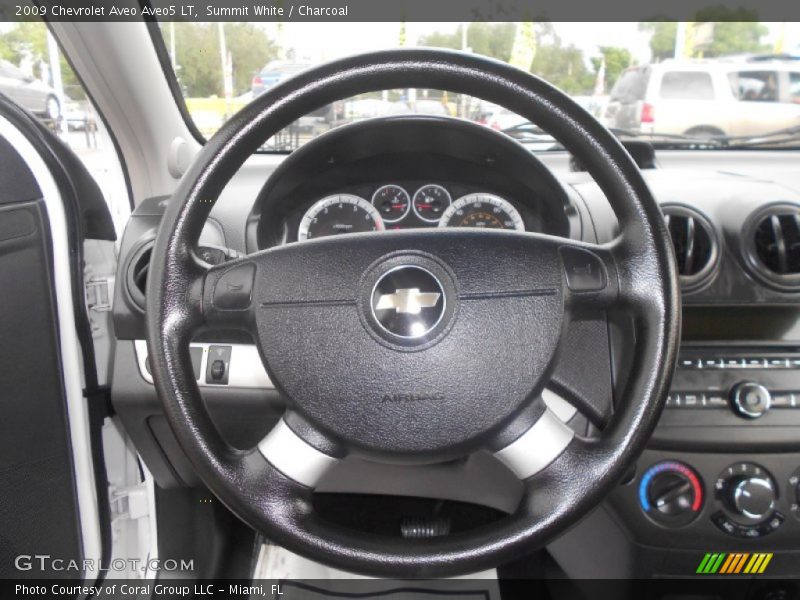 Summit White / Charcoal 2009 Chevrolet Aveo Aveo5 LT