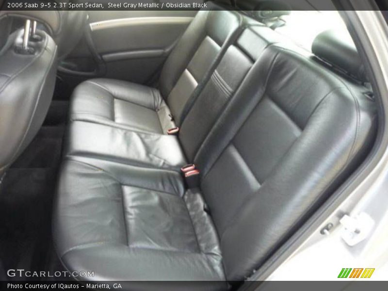 Steel Gray Metallic / Obsidian Black 2006 Saab 9-5 2.3T Sport Sedan