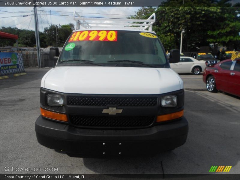 Summit White / Medium Pewter 2008 Chevrolet Express 3500 Cargo Van
