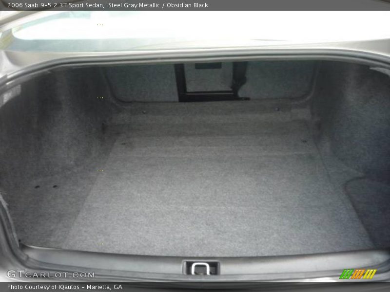 Steel Gray Metallic / Obsidian Black 2006 Saab 9-5 2.3T Sport Sedan