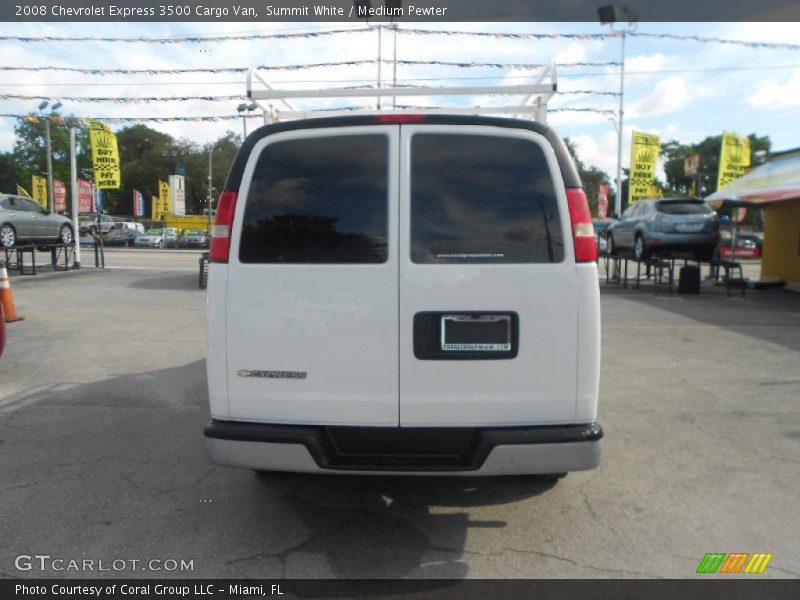 Summit White / Medium Pewter 2008 Chevrolet Express 3500 Cargo Van