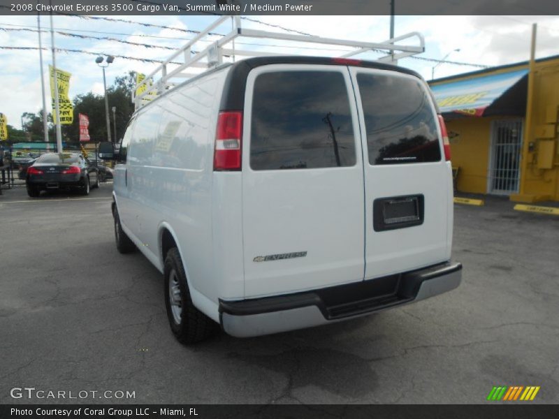 Summit White / Medium Pewter 2008 Chevrolet Express 3500 Cargo Van