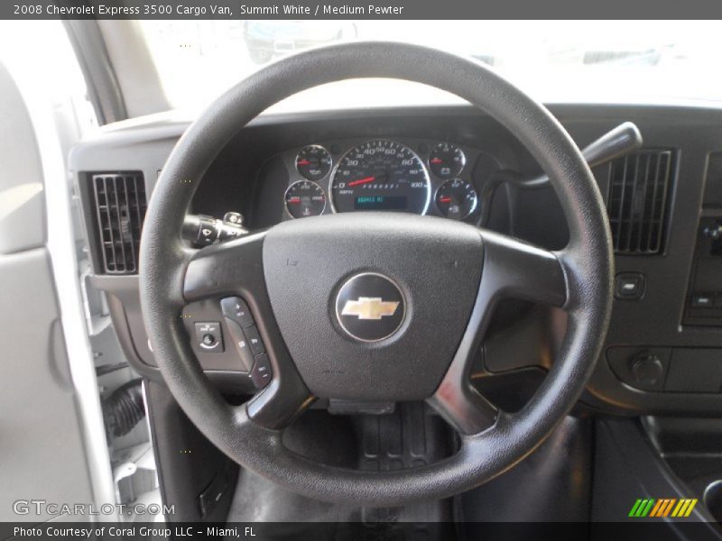 Summit White / Medium Pewter 2008 Chevrolet Express 3500 Cargo Van