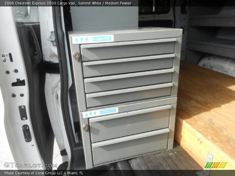 Summit White / Medium Pewter 2008 Chevrolet Express 3500 Cargo Van