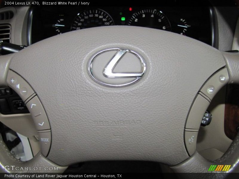 Blizzard White Pearl / Ivory 2004 Lexus LX 470