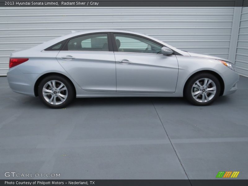 Radiant Silver / Gray 2013 Hyundai Sonata Limited