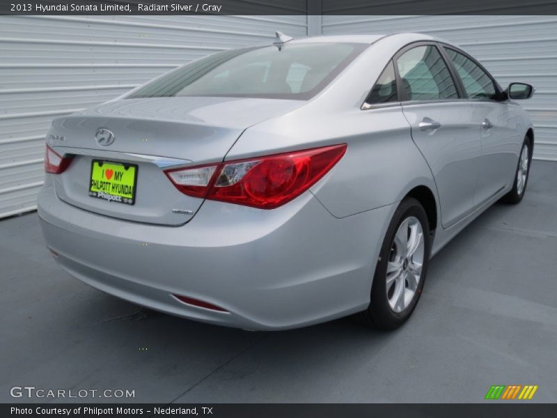 Radiant Silver / Gray 2013 Hyundai Sonata Limited