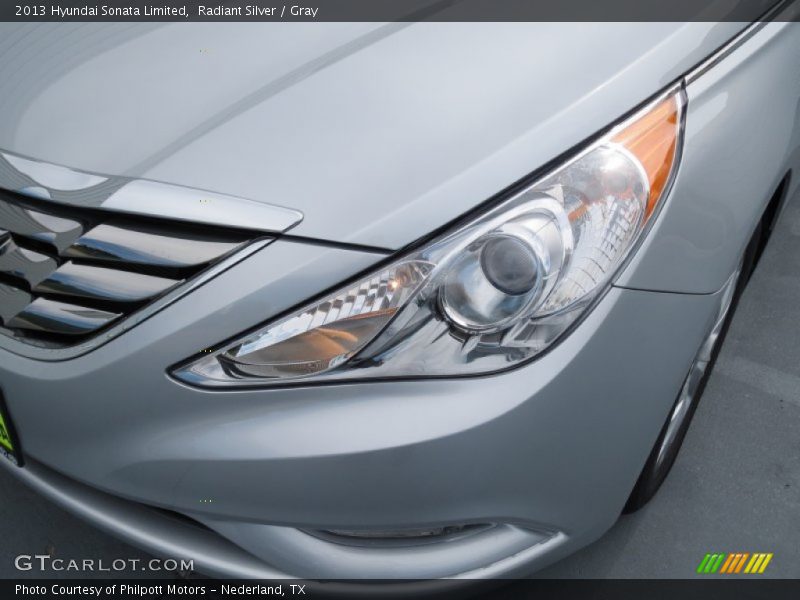 Radiant Silver / Gray 2013 Hyundai Sonata Limited