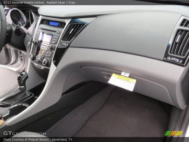 Radiant Silver / Gray 2013 Hyundai Sonata Limited
