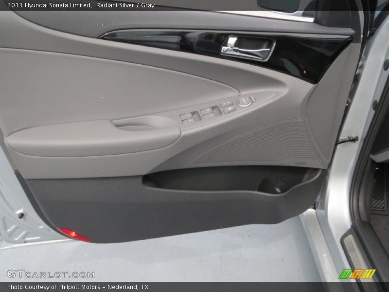 Radiant Silver / Gray 2013 Hyundai Sonata Limited