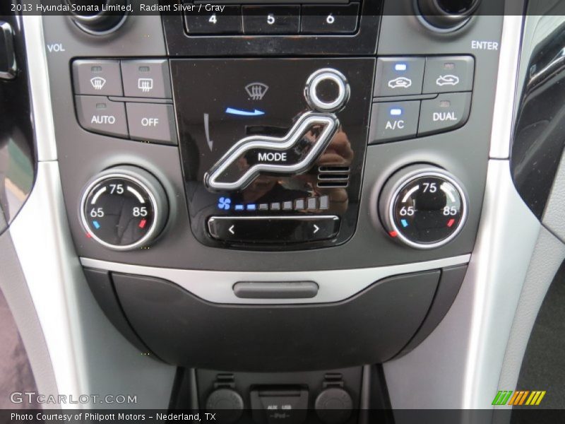Radiant Silver / Gray 2013 Hyundai Sonata Limited