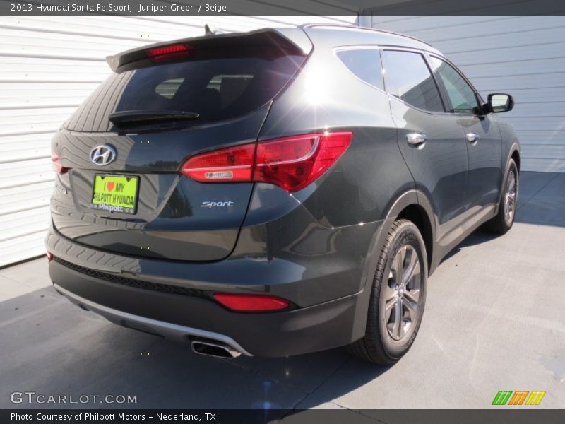 Juniper Green / Beige 2013 Hyundai Santa Fe Sport