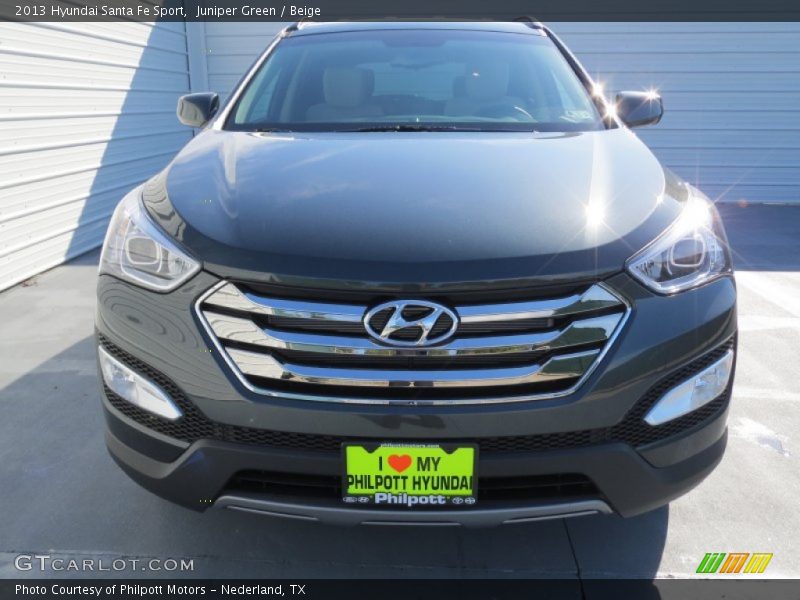 Juniper Green / Beige 2013 Hyundai Santa Fe Sport