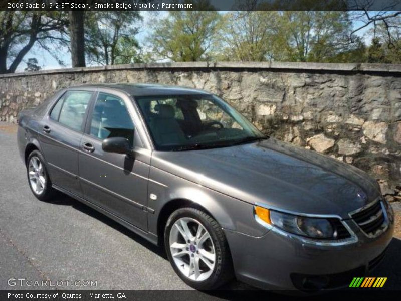 Smoke Beige Metallic / Parchment 2006 Saab 9-5 2.3T Sedan