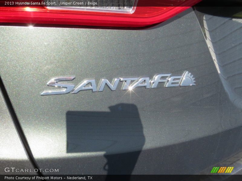 Juniper Green / Beige 2013 Hyundai Santa Fe Sport