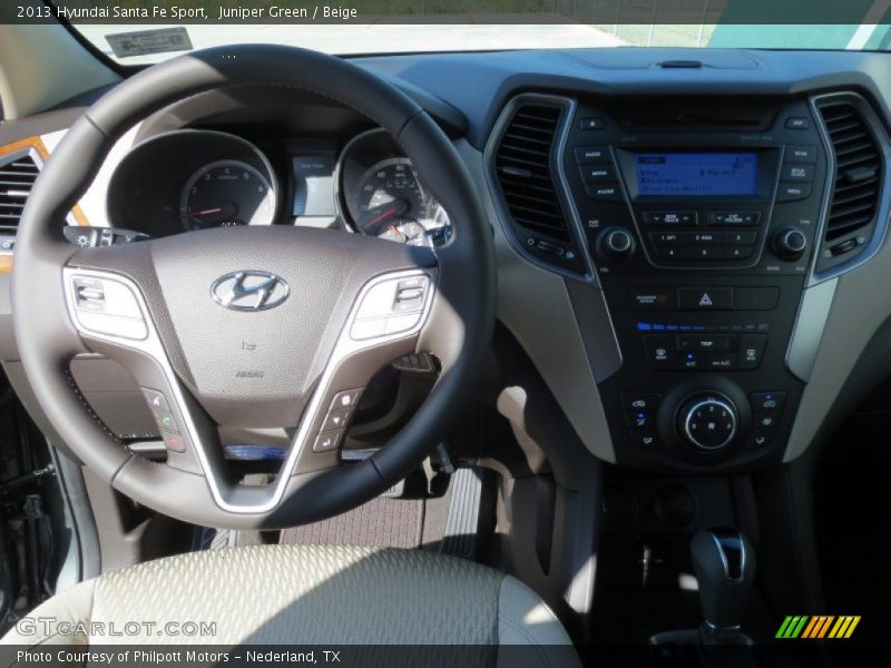 Juniper Green / Beige 2013 Hyundai Santa Fe Sport