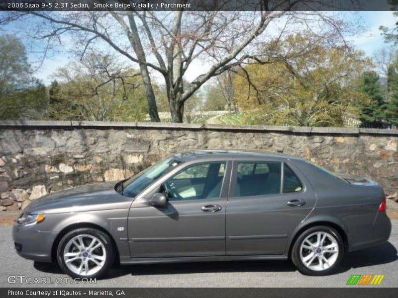 Smoke Beige Metallic / Parchment 2006 Saab 9-5 2.3T Sedan