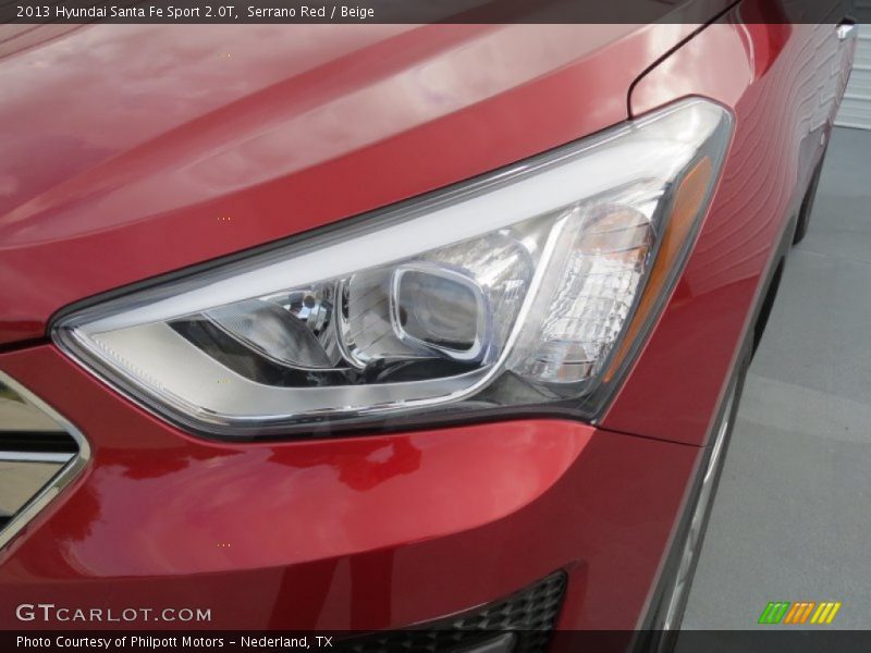 Serrano Red / Beige 2013 Hyundai Santa Fe Sport 2.0T