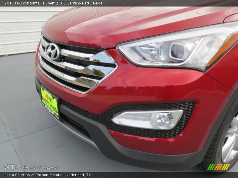 Serrano Red / Beige 2013 Hyundai Santa Fe Sport 2.0T