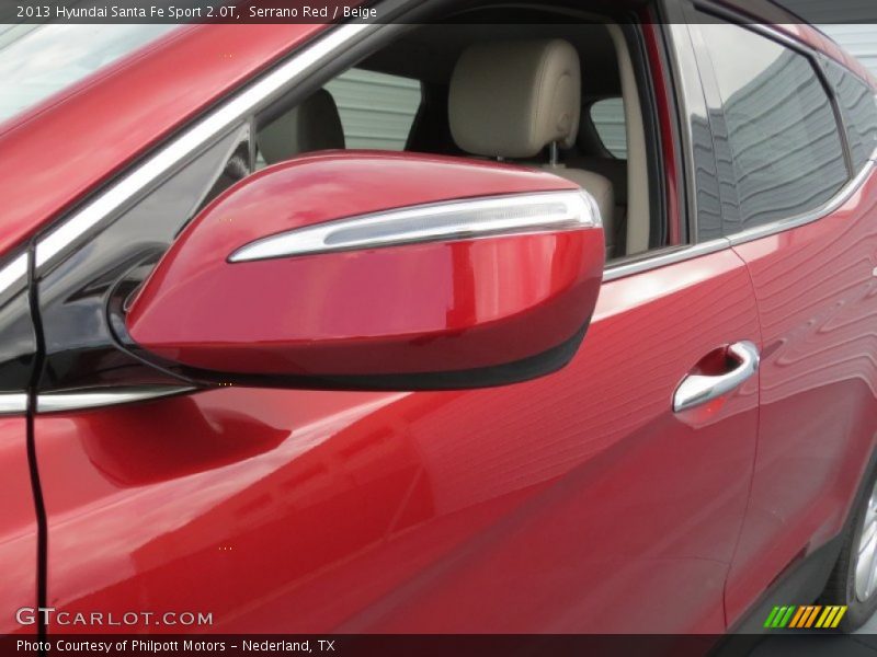 Serrano Red / Beige 2013 Hyundai Santa Fe Sport 2.0T