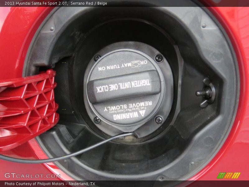 Serrano Red / Beige 2013 Hyundai Santa Fe Sport 2.0T