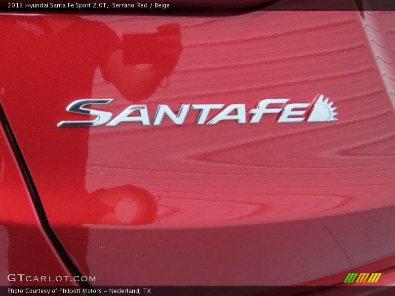  2013 Santa Fe Sport 2.0T Logo