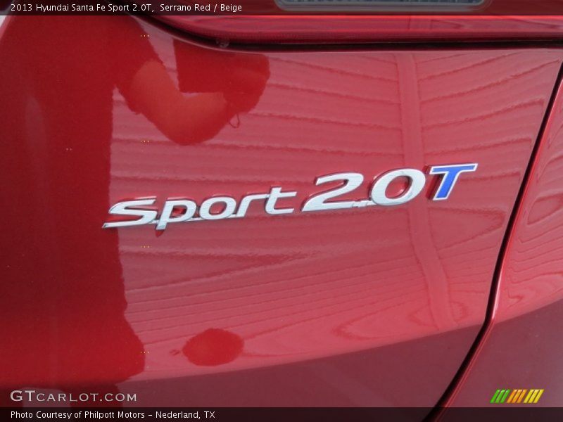  2013 Santa Fe Sport 2.0T Logo