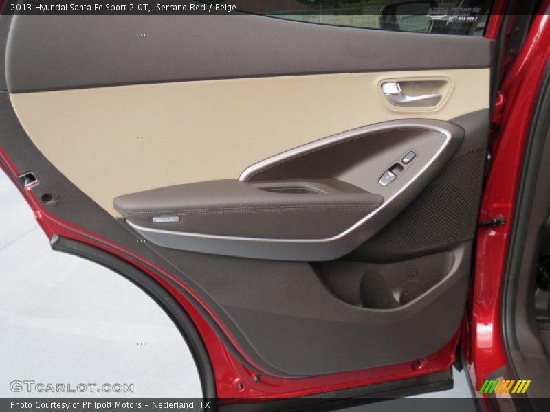 Door Panel of 2013 Santa Fe Sport 2.0T