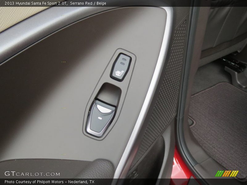 Serrano Red / Beige 2013 Hyundai Santa Fe Sport 2.0T
