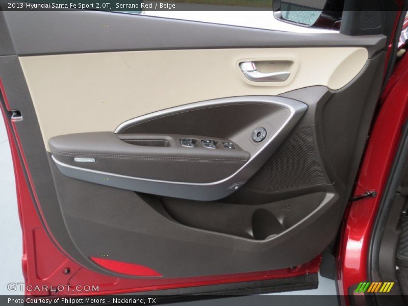 Door Panel of 2013 Santa Fe Sport 2.0T