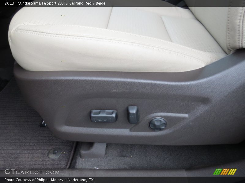 Front Seat of 2013 Santa Fe Sport 2.0T