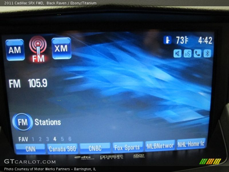 Black Raven / Ebony/Titanium 2011 Cadillac SRX FWD