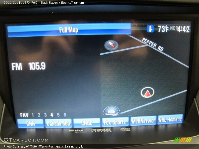 Black Raven / Ebony/Titanium 2011 Cadillac SRX FWD