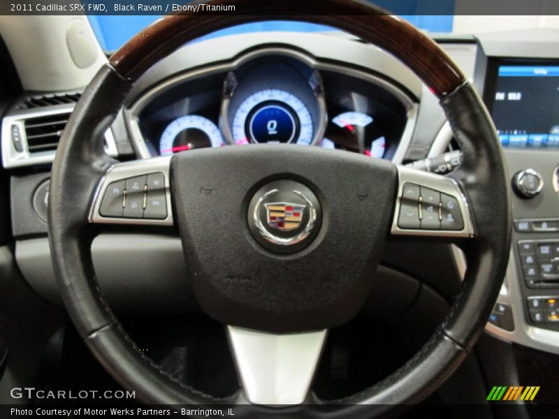 Black Raven / Ebony/Titanium 2011 Cadillac SRX FWD