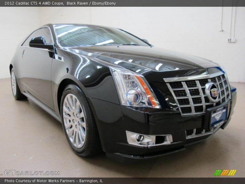 Black Raven / Ebony/Ebony 2012 Cadillac CTS 4 AWD Coupe