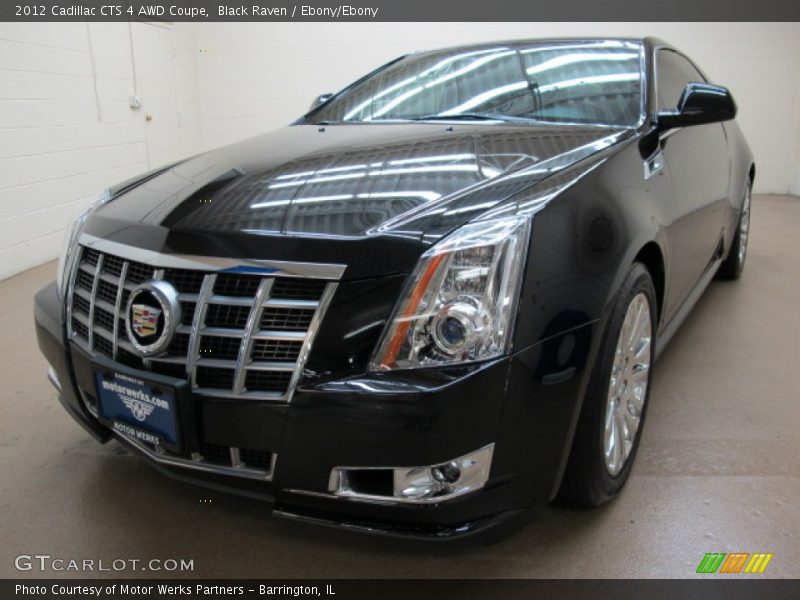 Black Raven / Ebony/Ebony 2012 Cadillac CTS 4 AWD Coupe