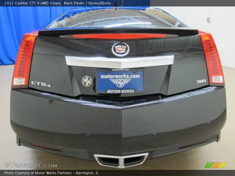 Black Raven / Ebony/Ebony 2012 Cadillac CTS 4 AWD Coupe