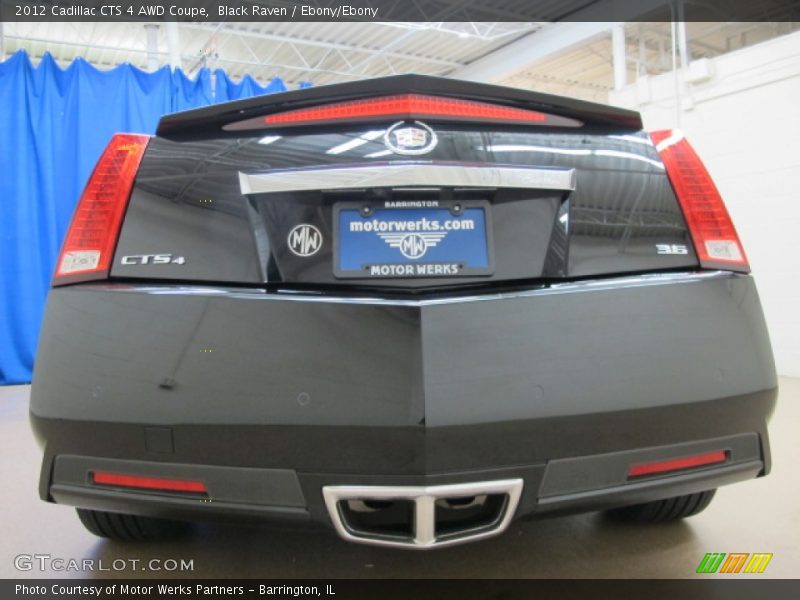 Black Raven / Ebony/Ebony 2012 Cadillac CTS 4 AWD Coupe