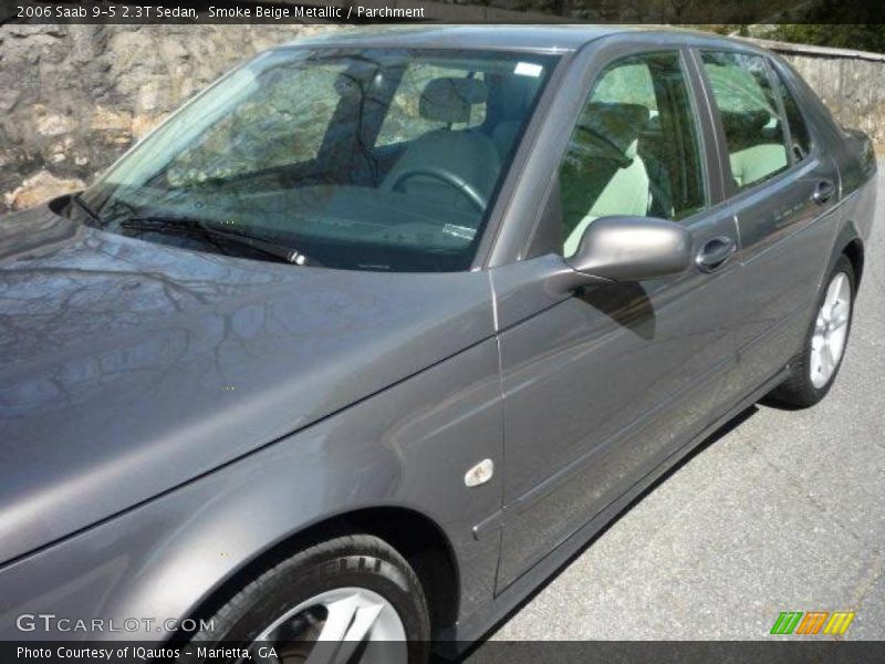 Smoke Beige Metallic / Parchment 2006 Saab 9-5 2.3T Sedan