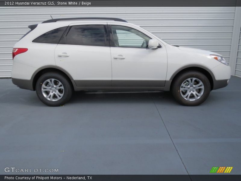 Stone White / Beige 2012 Hyundai Veracruz GLS