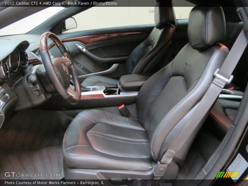Black Raven / Ebony/Ebony 2012 Cadillac CTS 4 AWD Coupe