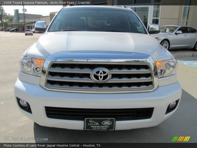 Arctic Frost Pearl / Graphite 2008 Toyota Sequoia Platinum