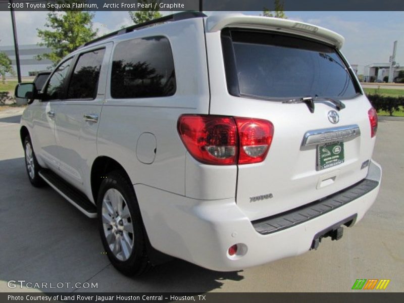 Arctic Frost Pearl / Graphite 2008 Toyota Sequoia Platinum