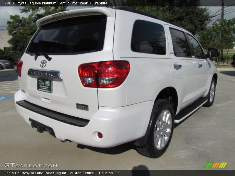 Arctic Frost Pearl / Graphite 2008 Toyota Sequoia Platinum