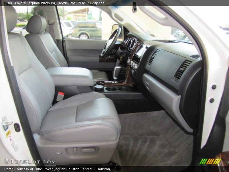 Arctic Frost Pearl / Graphite 2008 Toyota Sequoia Platinum