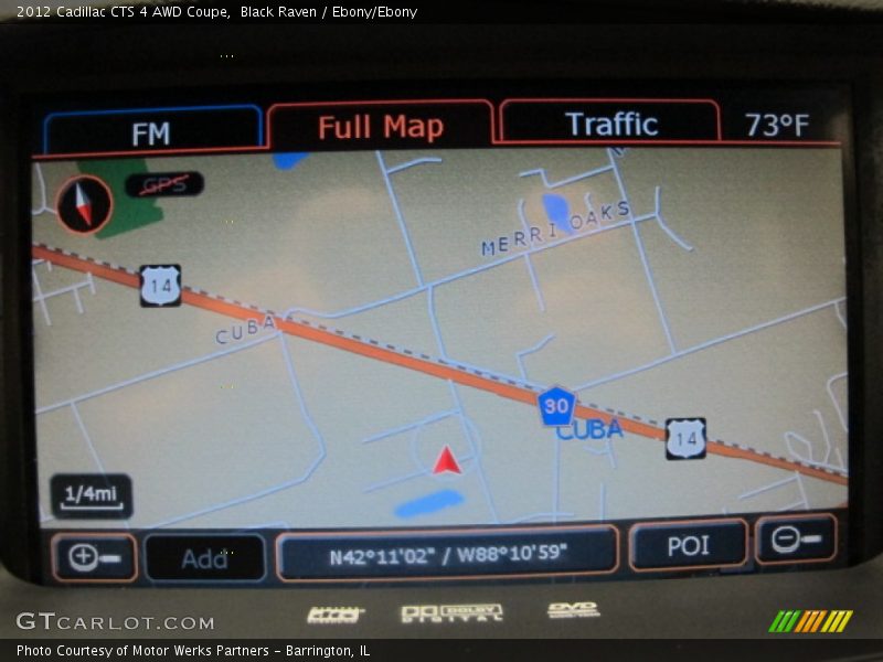 Black Raven / Ebony/Ebony 2012 Cadillac CTS 4 AWD Coupe