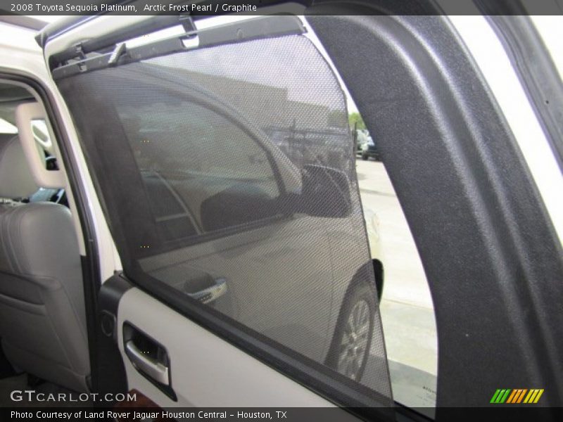 Arctic Frost Pearl / Graphite 2008 Toyota Sequoia Platinum