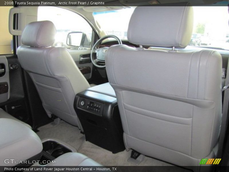 Arctic Frost Pearl / Graphite 2008 Toyota Sequoia Platinum