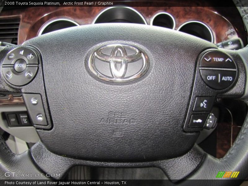 Arctic Frost Pearl / Graphite 2008 Toyota Sequoia Platinum